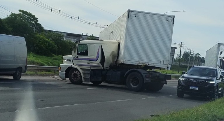 congestionamento BR-386 Nova Santa Rita