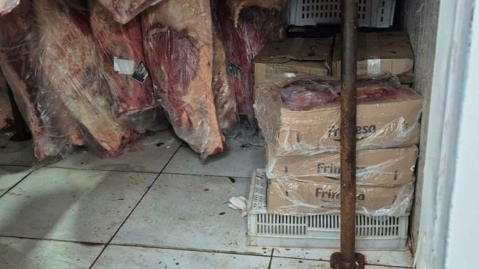 A fiscalização em supermercado que aprendeu alimentos