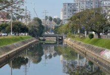 O Arroio Dilúvio onde foi encontrado o corpo