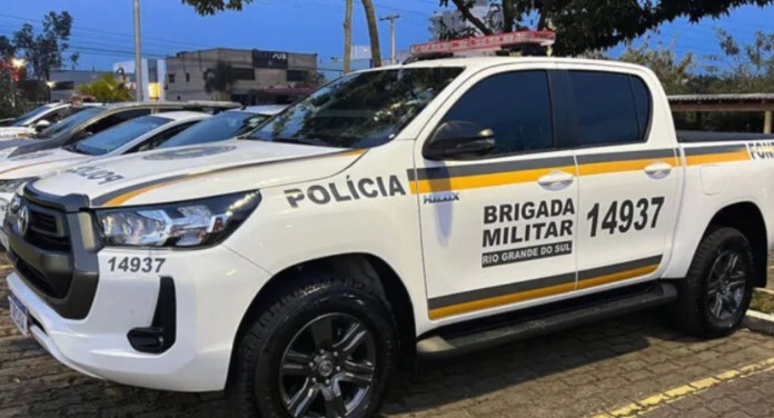 na foto, homem morto Cachoeirinha