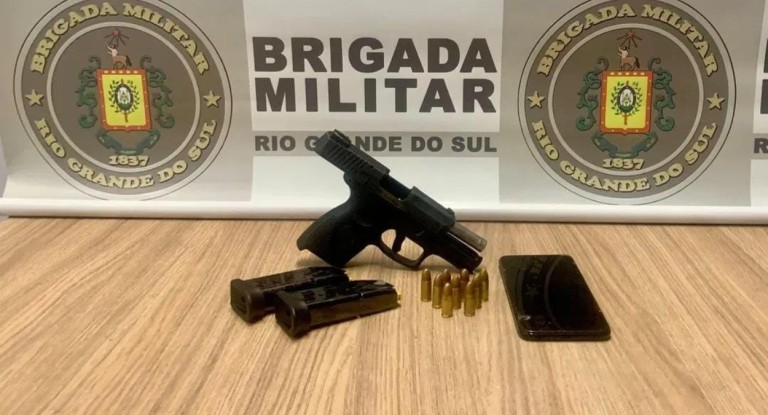 Homem é morto a tiros e suspeito é preso em flagrante em Carlos Barbosa