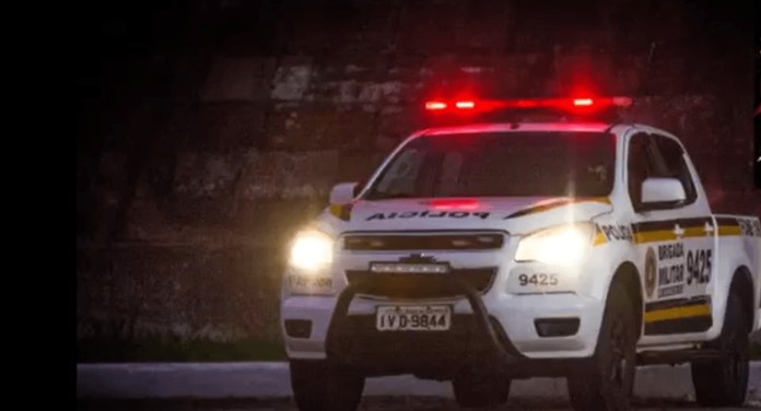 foto da ocorrência do homem morto em santa maria