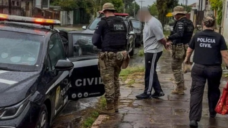 O líder de facção que foi preso