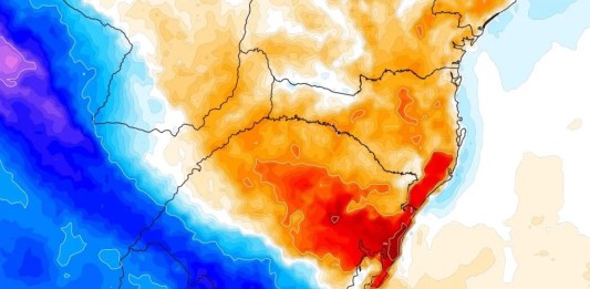 Metsul alerta para grande mudança de temperatura nas próximas horas no RS; Saiba mais o mapa da Metsul que mostras como será a temperatura nos próximos dias