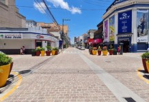 na foto, novas regras de estacionamento na rua independência, em São Leopoldo