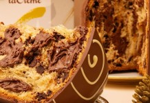 foto mostra um panetone da cacau show