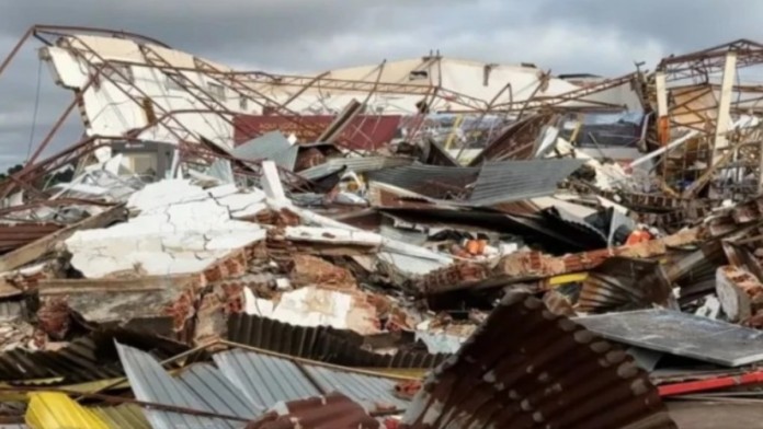 O tornado que passou no Paraná