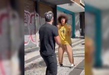 imagem de vídeo de briga do deputado renato freitas do pt