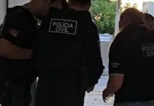 Soldado da FAB é preso durante a Operação Milleniun em Canoas na foto, polícia com soldado preso Canoas