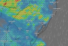 Chuva em Canoas? Veja como fica o tempo após alertas de ciclones na Região Sul imagem de satélite mostra o tempo em canoas