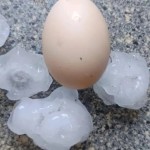 o granizo após temporal