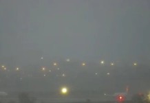 Temporal interrompe operações do Aeroporto Internacional Salgado Filho em Porto Alegre o temporar que caiu no aeroporto em porto alegre