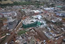 o tornado no Paraná