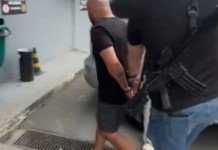 O líder de facção preso