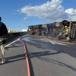 Saiba de onde era o caminhão que tombou em acidente na BR-448 acidente BR-448