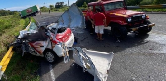 O acidente na ERS-389