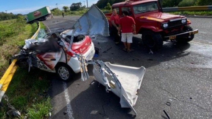 O acidente na ERS-389