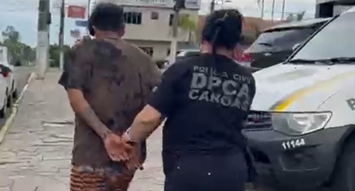 foragido preso canoas