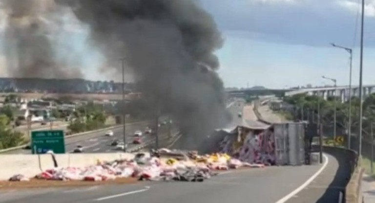 ocorrência do motorista BR-448