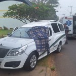 Motorista morre após carro bater em parada de ônibus em Nova Santa Rita motorista nova santa rita