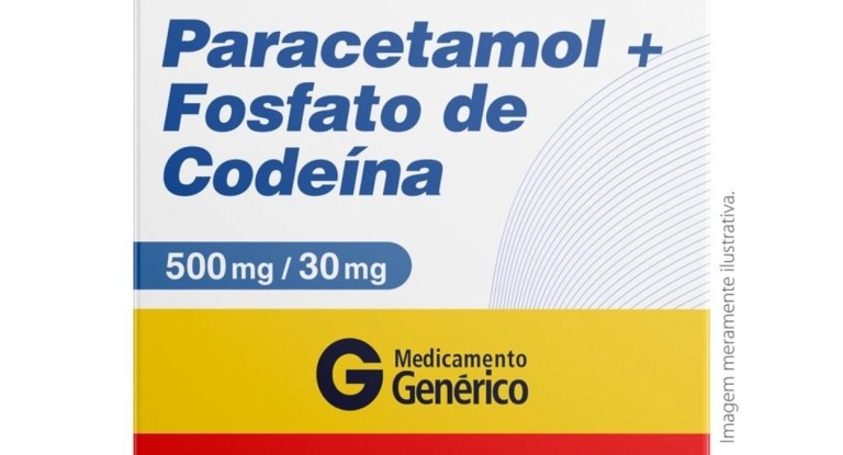Anvisa determina recolhimento de lotes de Paracetamol + Fosfato de Codeína