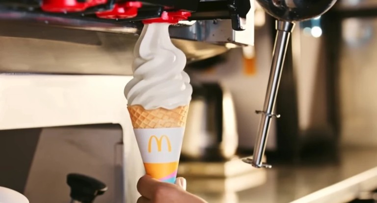 sorvete mcdonald's