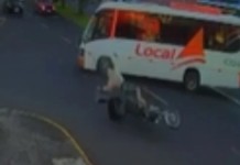 Motociclista morre após colidir com ônibus durante perseguição em Sapucaia do Sul