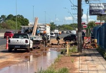 Rompimento de adutora, deixa dois bairros de Canoas sem água