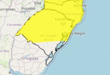 Inmet emite alerta de temporal com vento forte e risco de granizo para o fim de semana no RS
