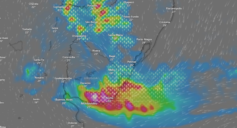 Ciclone deve se formar nos próximos dias e afetar 5 Estados, incluindo o RS, diz meteorologista