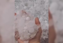 VÍDEO: chuva de granizo causa transtornos em cidades no RS