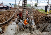 Muro da Cassol avança e deve ser a primeira obra contra cheias entregue em Canoas