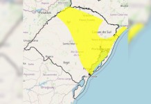 Inmet emite alerta de chuva no RS com risco de ventos fortes e alagamentos Inmet emite alerta de chuva no RS com risco de ventos fortes e alagamentos