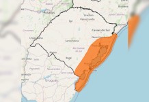 Inmet emite alerta de vendaval no RS e coloca regiões em perigo com ventos de até 100 km/h