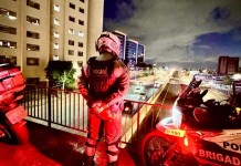 Brigada Militar faz operação em passarelas da BR-116 em Canoas BR-116 Canoas