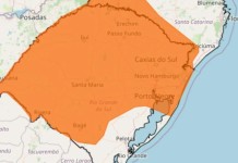 Alerta laranja no RS: tempestade pode trazer granizo, ventos fortes e alagamentos