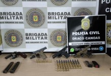 Operação contra grupo criminoso acaba com um preso e três adolescentes na cadeia em Canoas operação canoas
