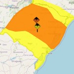 Alerta máximo no RS: temporais avançam com risco de granizo e ventos fortes nesta sexta