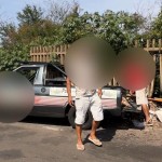 descarte irregular de lixo canoas