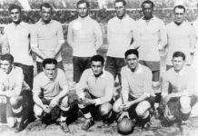 A primeira Copa do Mundo teve rei escalando seleção, juiz de terno e até disputa pela bola da final A primeira Copa do Mundo teve rei escalando seleção, juiz de terno e até disputa pela bola da final