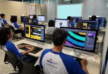 Alunos participam de curso de qualificação profissional em unidade do Senac