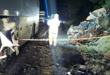 Colisão frontal entre carro e ônibus mata motorista na BR-386 acidente BR-386 Carazinho