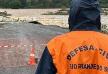 Defesa Civil divulga lista de cidades no RS que podem ser atingidas por enchente