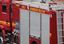 Incêndio atinge duas casas em Canoas incêndio canoas