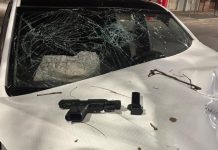 Carro é abandonado com arma após acidente de trânsito em Canoas carro acidente trânsito canoas