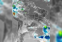 Ciclone extratropical causa frente fria no e aumenta risco de frio intenso no Sul.