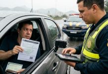 Celular descarrega durante a viagem e motorista fica sem documento do carro: veja o que diz a lei para o que vale nesses casos