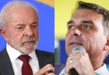 Lula Flávio Bolsonaro