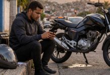 Motoboy financia moto de R$ 16 mil em 48 parcelas de R$ 540, mas câmbio trava no segundo mês e conserto de R$ 3.400 o obriga a escolher entre oficina e parcela